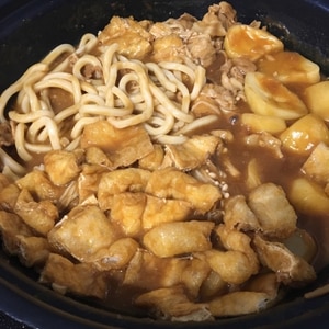 おでんリメイク☆カレー煮込みうどん